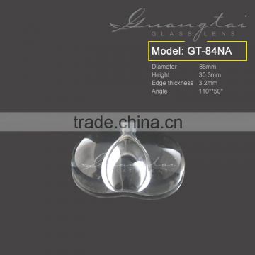 2015 china factory high lumens street light lens/ 86mm street glass light lens