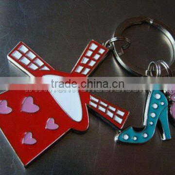 Best selling beautiful metal keychain with clip