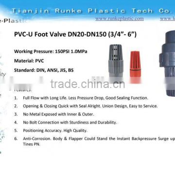 Plastic PVC Foot Valve