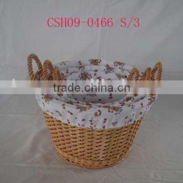 new style of willow storage basket