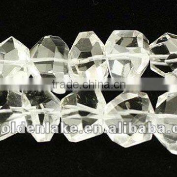 Transparent Crystal Gemstone Beads