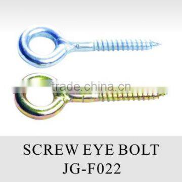 Carbon Steel Wooden Screw Eye Bolt With Ring