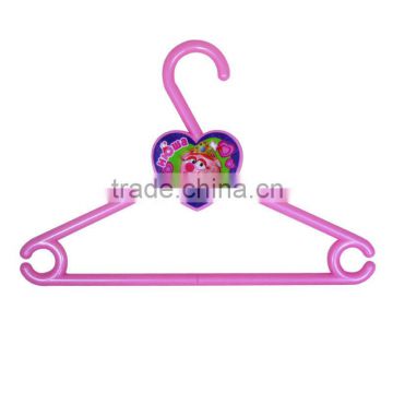 Children Use White Heavy Duty3D Lenticular Printing plastic clothes hangers