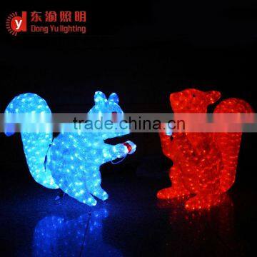 Christmas festive decoration 3D squirrel fancy motif light