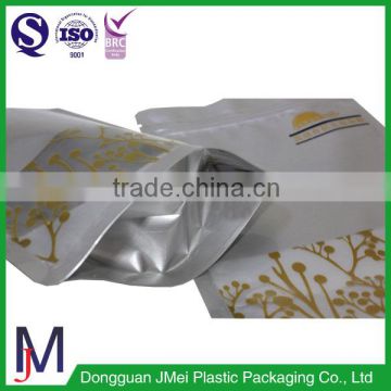 factory food packaging aluminium foil zipper plastic bag