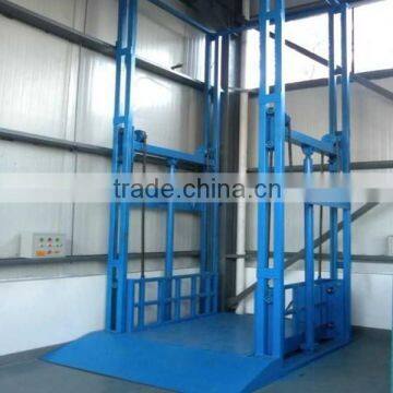 Hot sale 6.5m platform vertical lift for cargo, stationary warehouse cargo lift