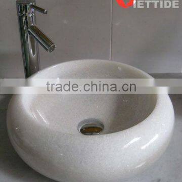 White Marble Stone sink Basin