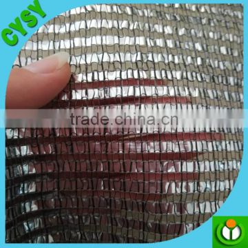 Aluminum shade net,sliver heat control carport shading net,sun cover woven knitted shade mesh cloth
