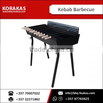 CE Approved Height Adjustable Kebab Barbecue Grill