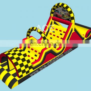 amusement driveway inflatable obstacle course