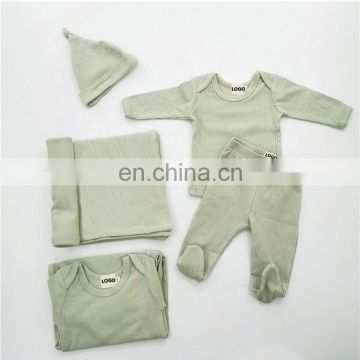 100% Organic Cotton Clothing Set Gift For New Born Baby