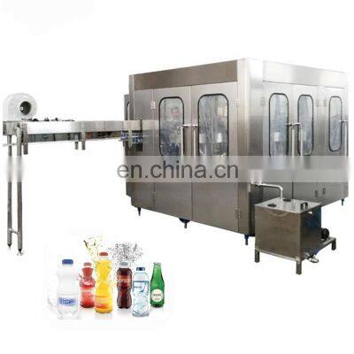 2021 GRANDE Fully Automatic Juice Filling Production Line 3In 1 and 4 In 1 Various Water Juice Carbonate Filling Machine