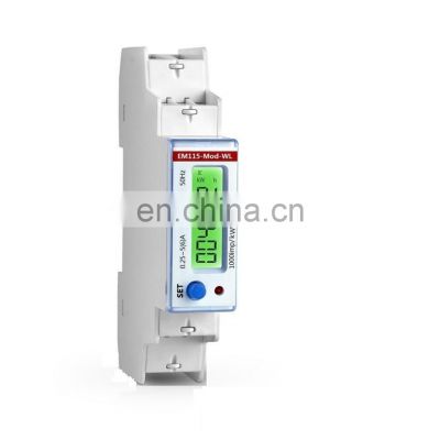 EM115-Mod-WL 230V 5A single phase wireless electricity monitor din rail energy monitor wireless