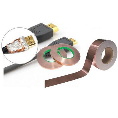 Electronic Wire Harness Copper Foil Shielding Tape /professional China Conductive Copper Foil Manufacturer