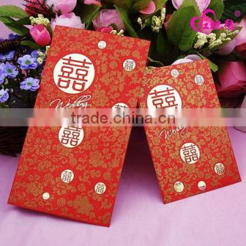 Custom innovative wedding red packet supplier