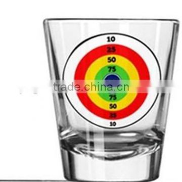 printing mini promotion shot glass glass