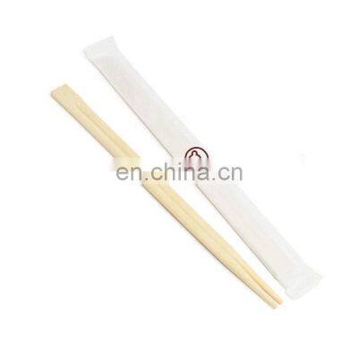 Disposable sushi chop sticks Japanese bamboo chopsticks with customized paper sleeve wrapped