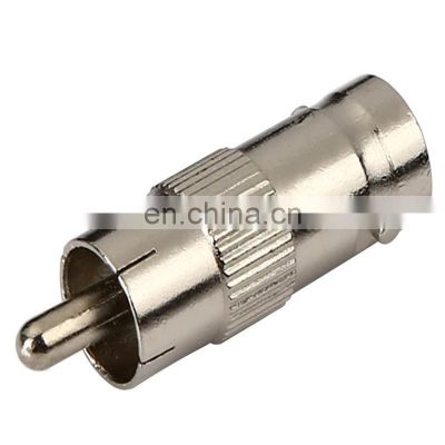 BNC Female Jack to RCA Male Plug Adapter Straight Connector