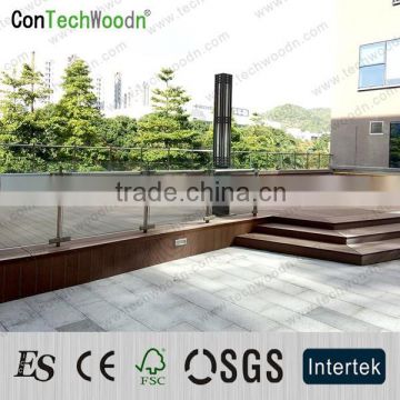 width wood and plastic composite flooring