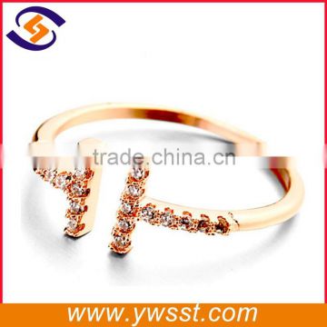 China wholesal sandal western jewelri H shaped ring