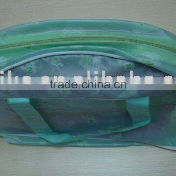 coloured PVC cosmetic bag