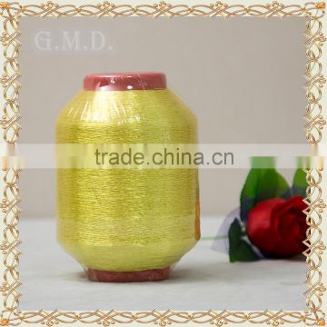 Dongyang Factory Wholesale St Type 600D Polyester Pure Gold Metallic Yarn