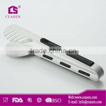 Stainless steel kitchen tongs for BBQ with TPR grill