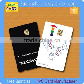 High quality hotel SLE4442 Contact IC Cards/ contact locker card