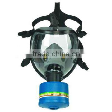 100% Silicone full face gas mask with single cartridge