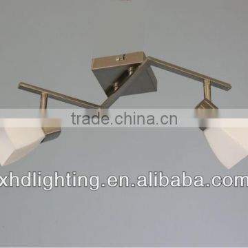 zhongshan popular arc-shaped glass ceiling lamp with G9 socket