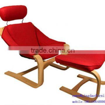 Single wooden sofa chairs