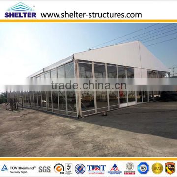 15m x 30m glass wall wedding tents manufacturer in Guangzhou