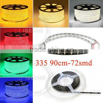 Side glowing 335 LED strip for car headlight