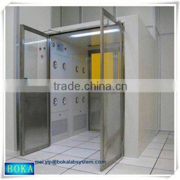 ISO Certification Visible Dual Automatic Sliding Door Air Shower