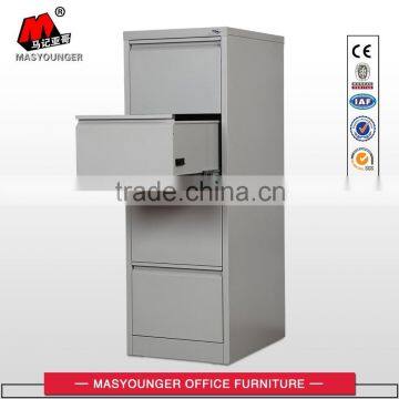 electrostatic powder coating high quality knocked-down structure 4 drawers steel filing cabinet