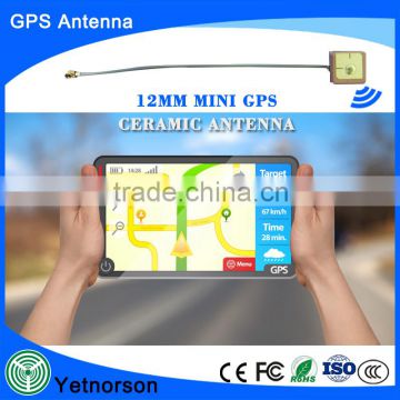 high gain mini GPS antenna 1575.42MHz car used gps ceramic patch antenna