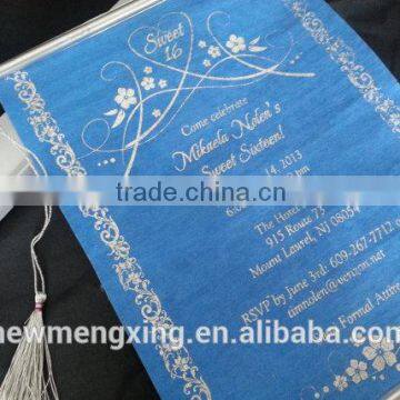 scroll fairy tale handmade customiazed wedding invitation boxes