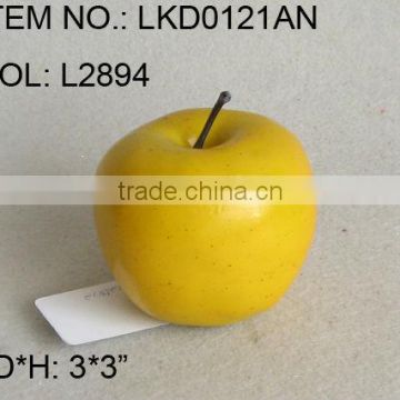 2013Artificial Fake Fruits 3*3" Artificial Polyfoam Weighted Apple House Decoration