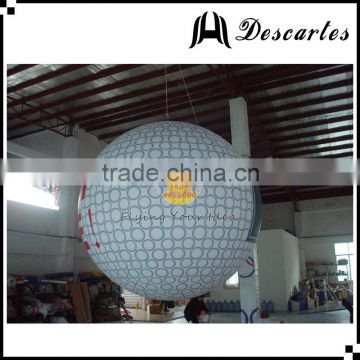 OEM design Dia:4m large inflatable golf helium sphere for sports events