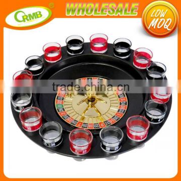 Novelty Creative Russian Roulette Wheel 16 Wine Cups Drink Turntable Toys