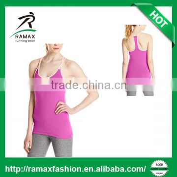 Ramax Custom Girls 100% Polyester Sexy Slim Fit Running Gym Tank Tops