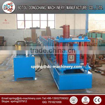 High efficiency steel frame interchangable C Z purlin roll forming machine