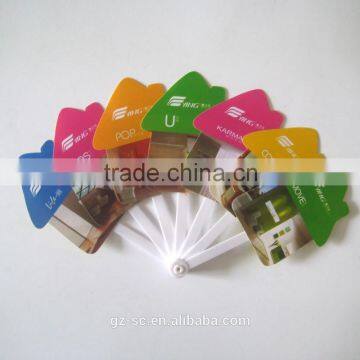 Wholesale best price promotion mini plastic hand fan for children