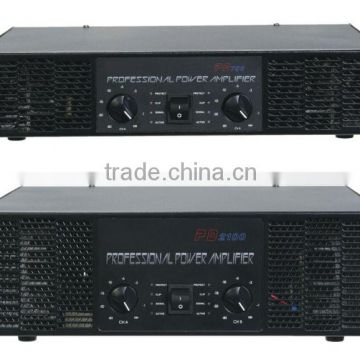 Black panel professional stereo amplifier