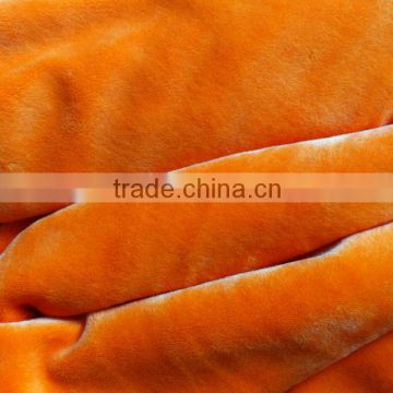 Super warm golden velboa fabric for thermal underwear