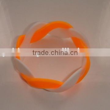 promotional gift for children and adult silicone braid bracelet