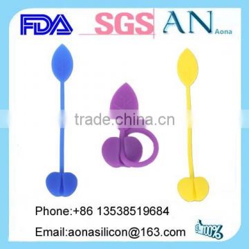 silicone Leaf shaped cable organizer