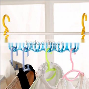 10PCS Non-Slip Plastic Kids Children Child Baby Clothes Coat Hangers Hooks Hang