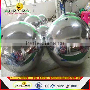 Hot sale inflatable silver reflective inflatable inflatable reflection effect for Wedding decoration