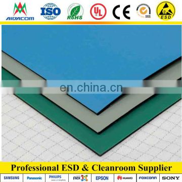 Two layer Dull or shiny ESD rubber mat